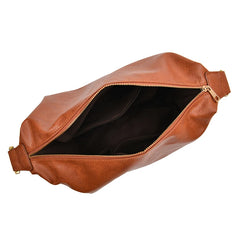 Women's Zipper Pockets Bucket Bag Crossbody Bag Retro Handbag