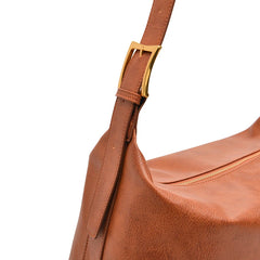 Women's Zipper Pockets Bucket Bag Crossbody Bag Retro Handbag