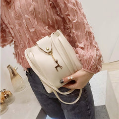 Women's Deer Bucket Bag One Shoulder Diagonal Bag Mobile Phone Female Bag
