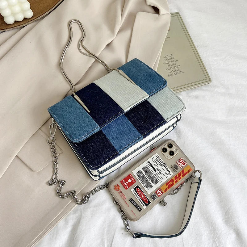 Women's Small Square Crossbody Bag Single Shoulder Bag