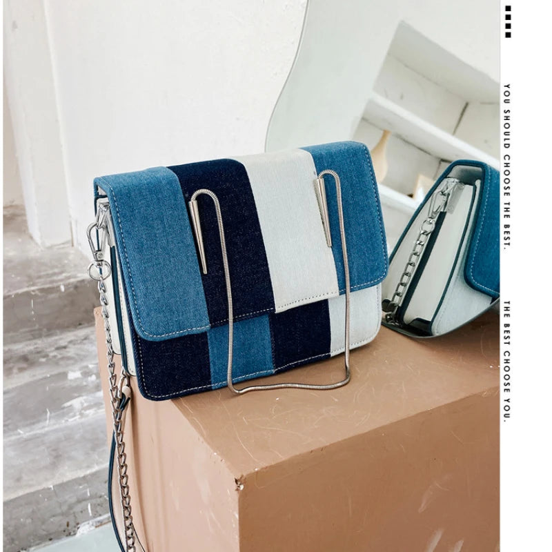 Women's Small Square Crossbody Bag Single Shoulder Bag