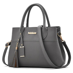 Women's PU Leather Shoulder Bag Handbag Mom Messenger Bag