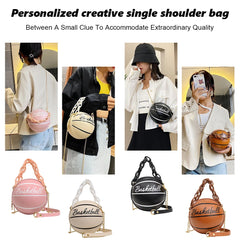 Women's Basketball Shoulder Bag Chain Totes Purse Crossbody Handbags