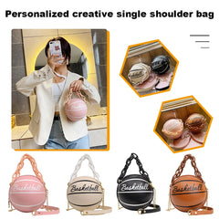 Women's Basketball Shoulder Bag Chain Totes Purse Crossbody Handbags