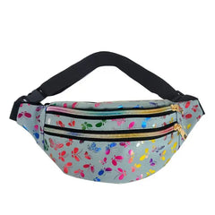 Women's Printed Waist Fanny Pack Belt Bag Travel Hip Purse
