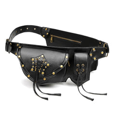 Steampunk Tactical Waist Bag for Outdoor Cycling