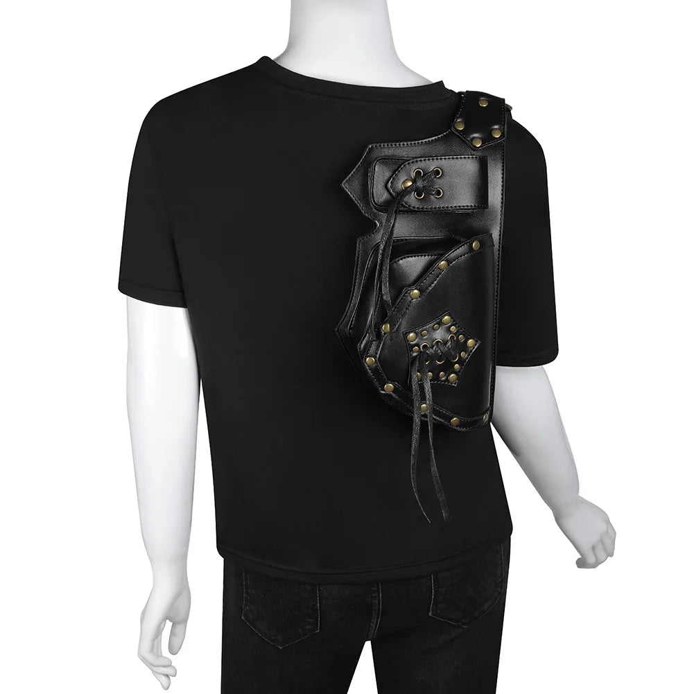 Steampunk Tactical Waist Bag for Outdoor Cycling