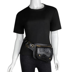 Steampunk Waist Bag Gothic Chest Bum Bag