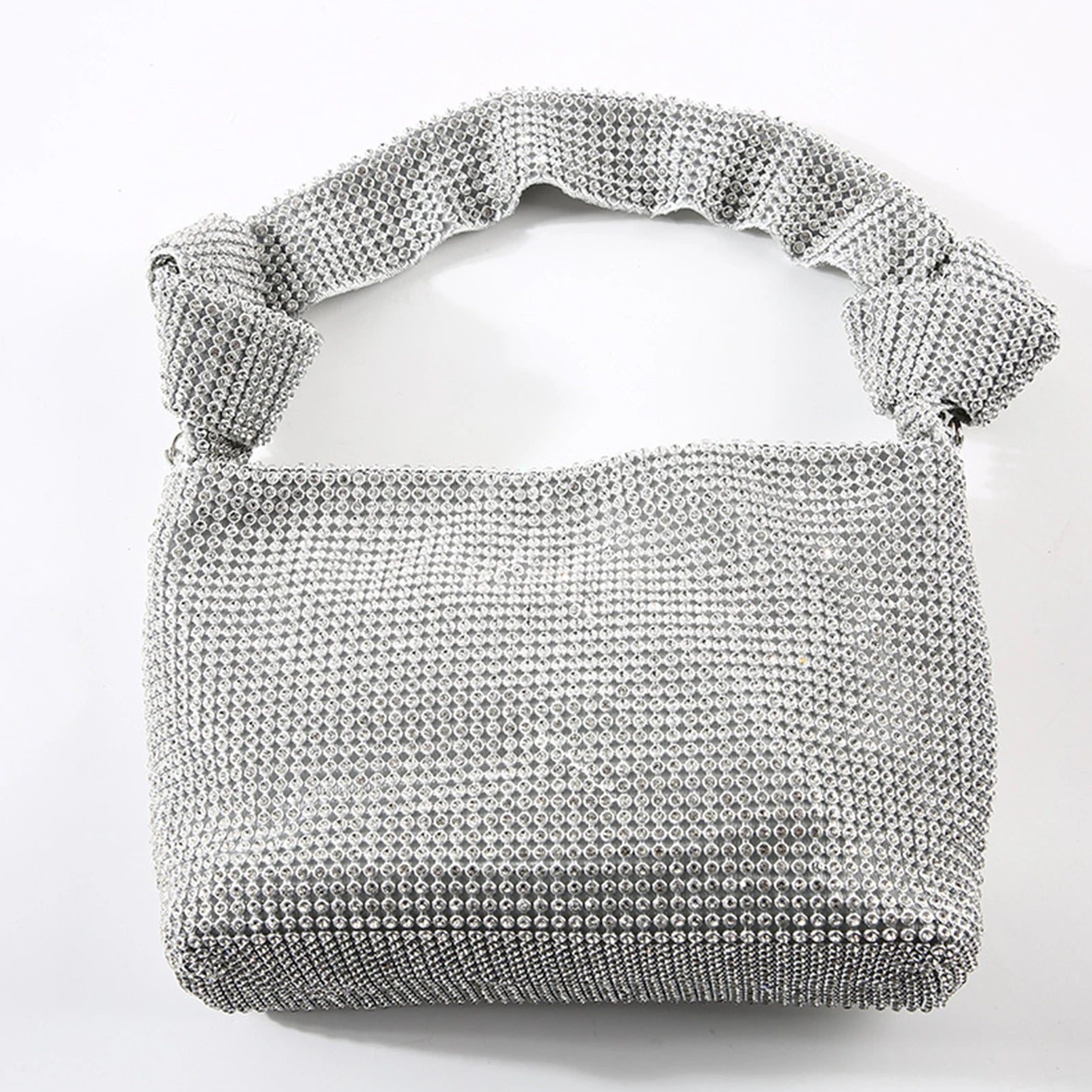 Stylish Rhinestone Knot Shoulder Bag for Party Women