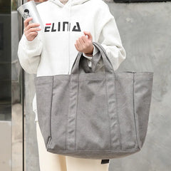 Women's Casual Art Canvas Shoulder Bag Handbag Retro Large Capacity Tote Bag