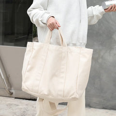 Women's Casual Art Canvas Shoulder Bag Handbag Retro Large Capacity Tote Bag