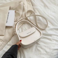 Leather Small Clutch Bag For Women Long Strap Crossbody Shoulder Bag