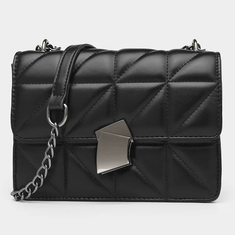 Diamond Belt Bag for Women, Small Chain Messenger Bag, Large Capacity Handbag