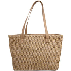Large-Capacity Straw Woven Shoulder Bag for Women