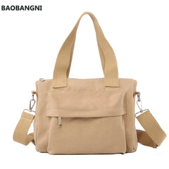 Women's Canvas Shoulder Bag Casual Messenger Bag