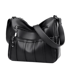 Leather Crossbody Bag for Women Shoulder Handbag Messenger Bag