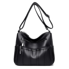 Leather Crossbody Bag for Women Shoulder Handbag Messenger Bag