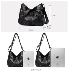 Women Shoulder Bag Crossbody Handbag Soft Pu Leather Sac A Main