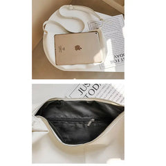 Women's Messenger Bag Large Capacity Soft Leather Tote Bag Shoulder Handbag