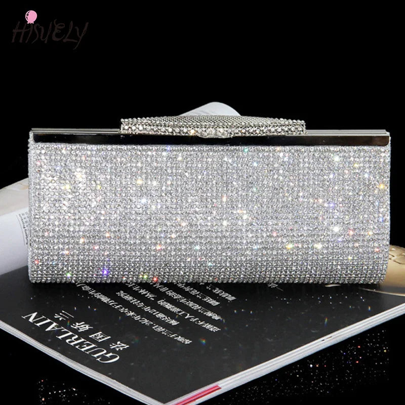 Diamond Banquet Clutch Bag for Women