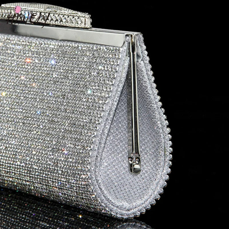 Diamond Banquet Clutch Bag for Women