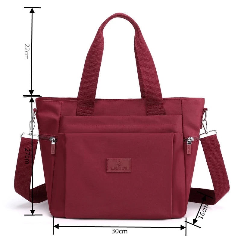 Womens Handbags Nylon Shoulder Bags Top-handle Designer Handbags