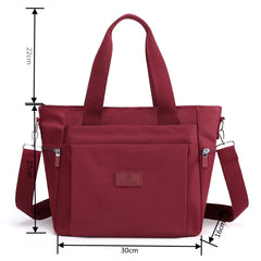 Womens Handbags Nylon Shoulder Bags Top-handle Designer Handbags
