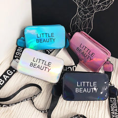 Women's Laser Evening Clutch Bag Mini Sweet Candy Shoulder Bag