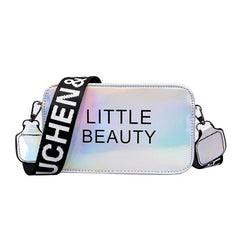 Women's Laser Evening Clutch Bag Mini Sweet Candy Shoulder Bag