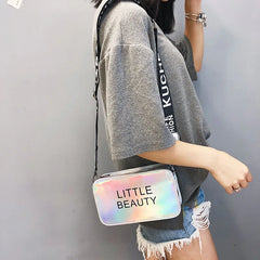 Women's Laser Evening Clutch Bag Mini Sweet Candy Shoulder Bag