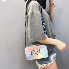 Womens Laser Handbags Purses Mini Crossbody Bag Chain Sweet Candy Shoulder Bag