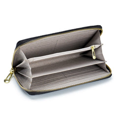 Womens Long Organizer Wallet with Interior Zipper Compartment