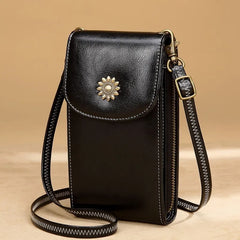 Women's Mini Phone Shoulder Bag Crossbody with Wide Strap