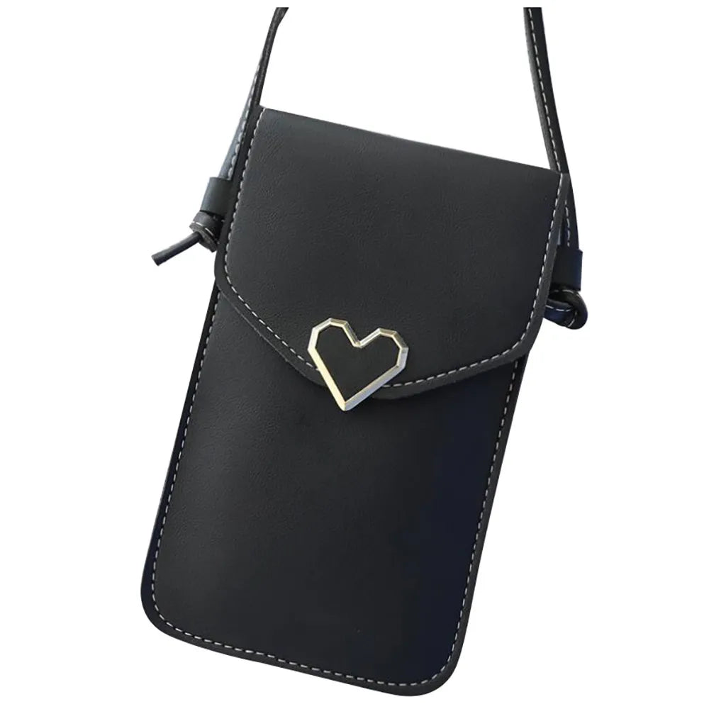 Touchable Leather Female Pouch Crossbody Mini Bag