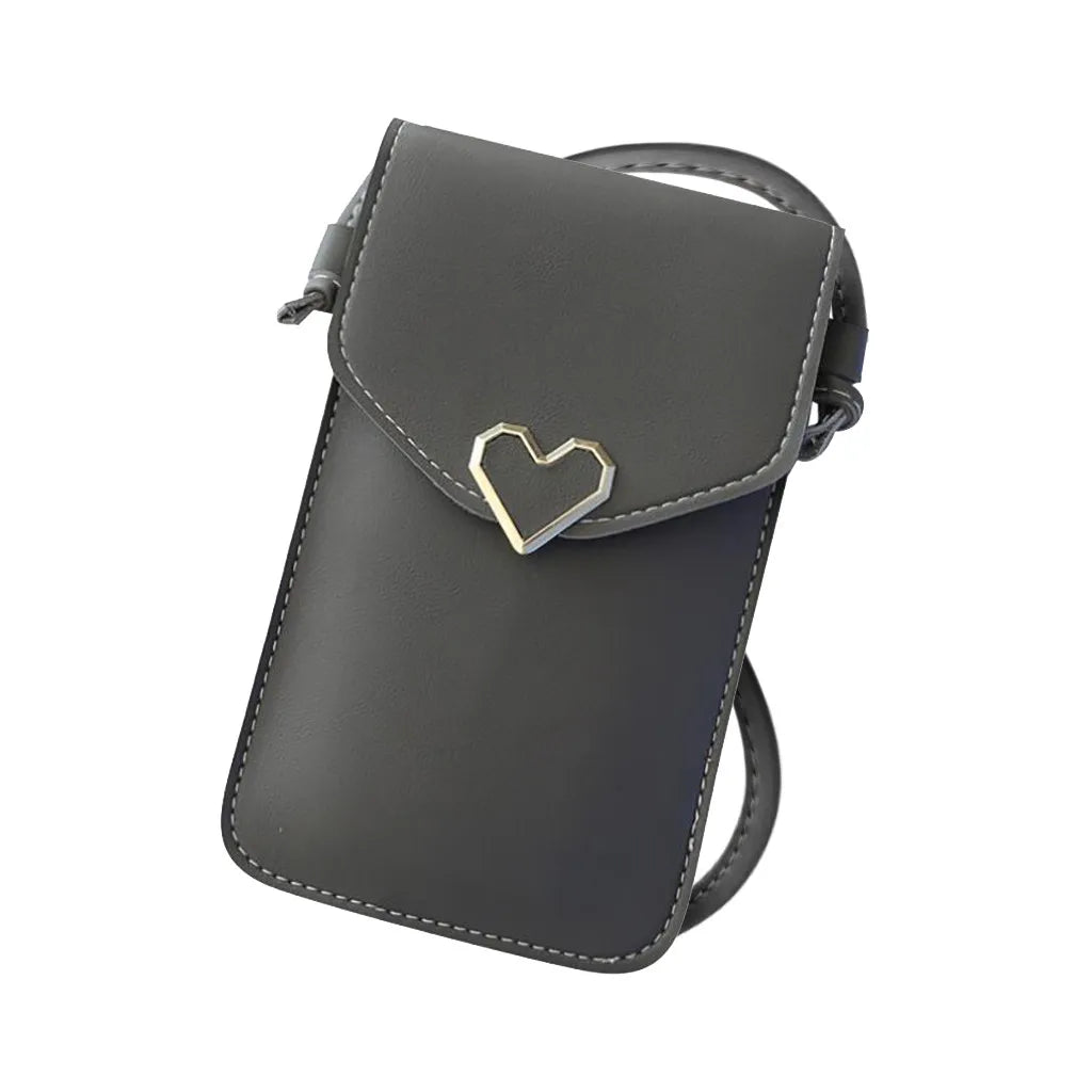 Touchable Leather Female Pouch Crossbody Mini Bag