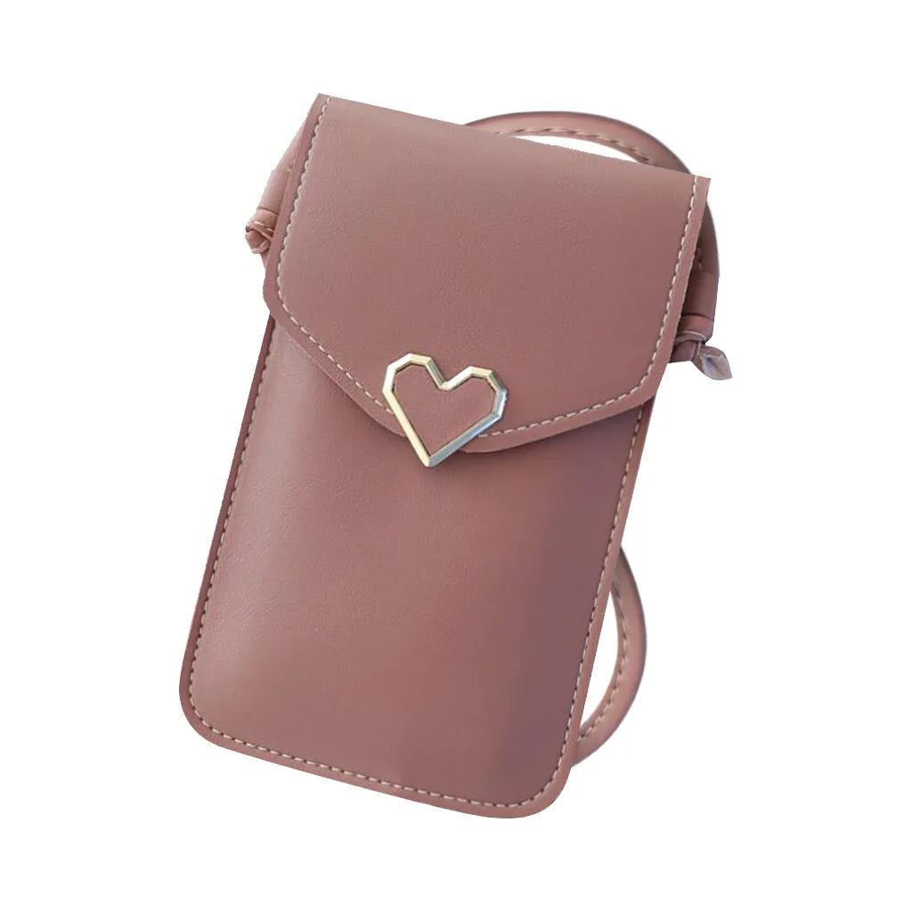Touchable Leather Female Pouch Crossbody Mini Bag