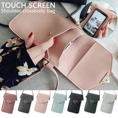 Touchable Leather Female Pouch Crossbody Mini Bag