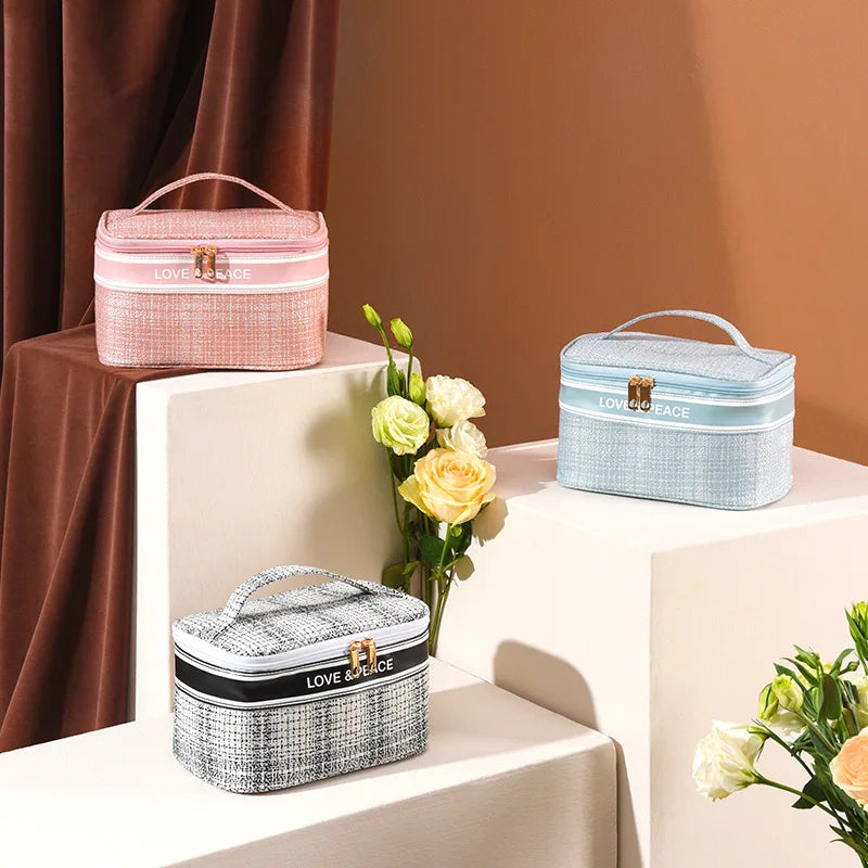 Women's Travel Wash Bag Large Capacity Beauty Cosmetic Box