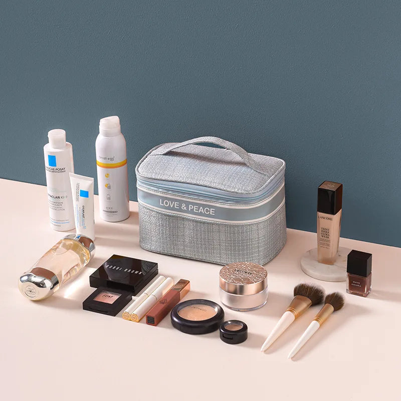 Women's Travel Wash Bag Large Capacity Beauty Cosmetic Box