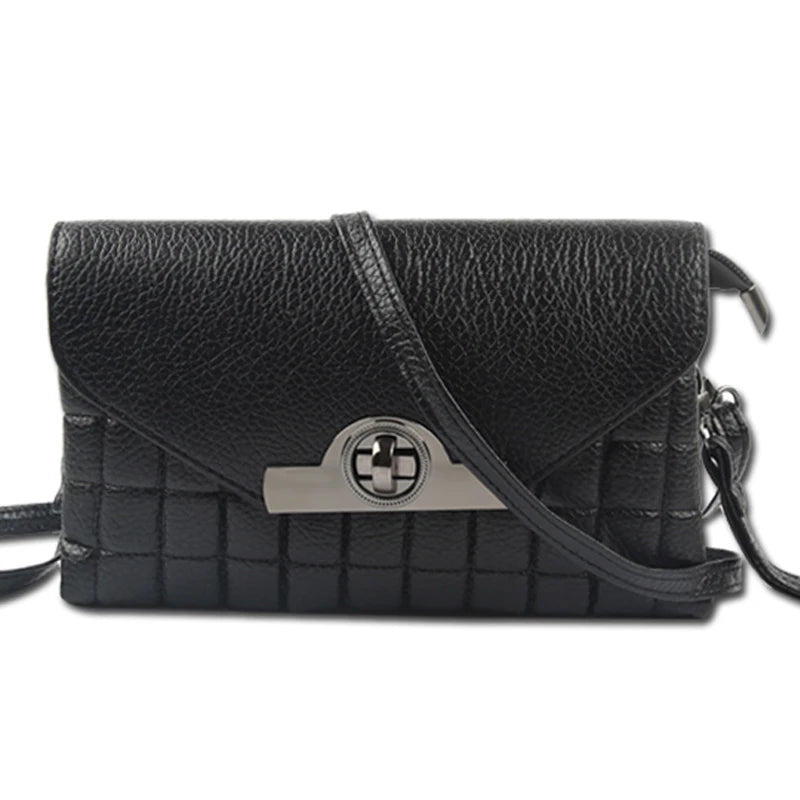 Womens Retro Crossbody Bags Small Leather Clutch Bag