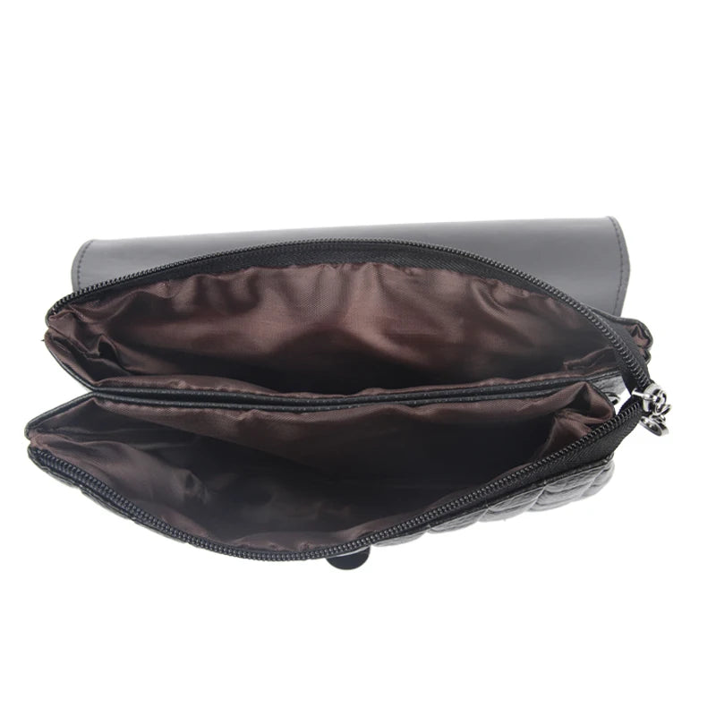Womens Retro Crossbody Bags Small Leather Clutch Bag
