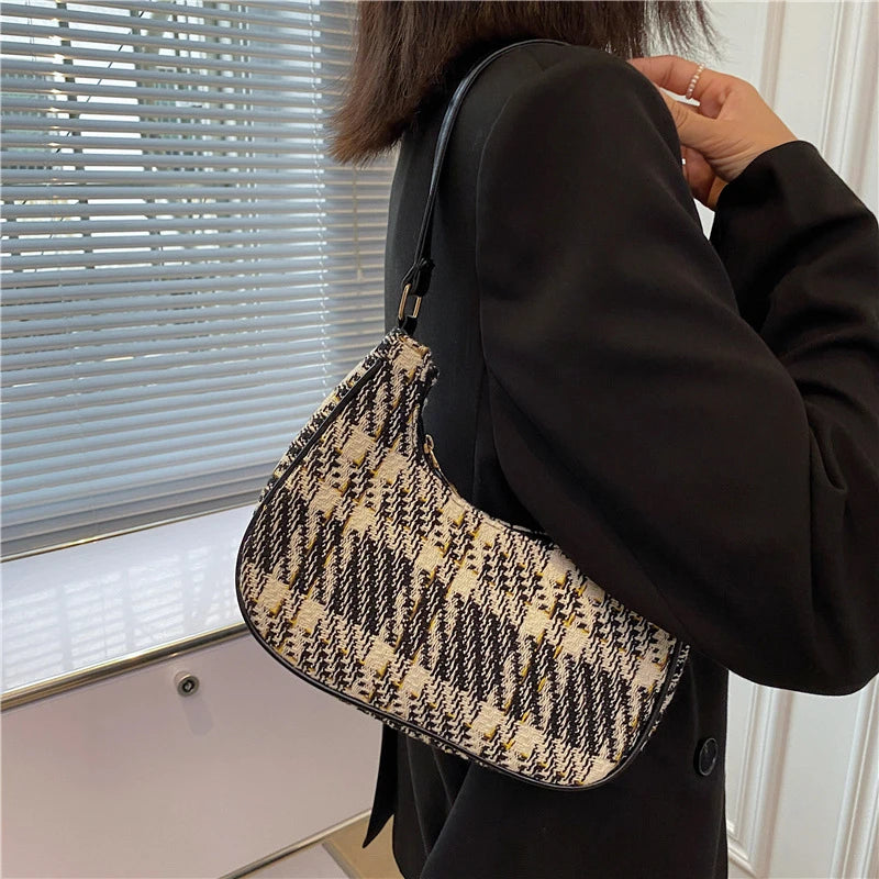 Canvas Vintage Handbags Women Versatile Handbag