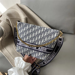 Vintage Letter Women Crossbody Bags Woman Handbags Versatile Handbag