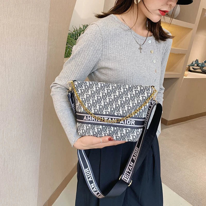 Vintage Letter Women Crossbody Bags Woman Handbags Versatile Handbag
