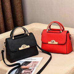 Womens Leather Tote Handbag Red Green Pink Cross Body Shoulder Bag