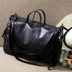 Women's Leather Tote Handbag Large Capacity Waterproof