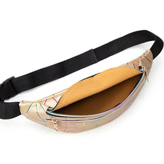 Women's Waist Bag Fanny Pack PU Leather Zipper Pouch