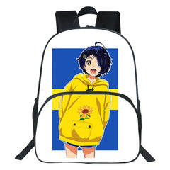 Wonder Egg Priority Backpack Women High Capacity Knapsack Anime Student