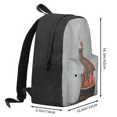 Wonderland 1 Backpacks Men's Women's Bags Zip Pockets