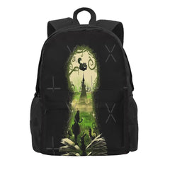 Wonderland Key Backpacks Unisex Bags Men Women School